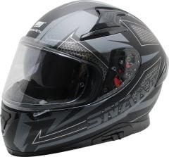 MTS M-917 Snake Mat Gray-Black Full Face Kask