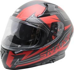 MTS M-917 Snake Mat Red-Black Full Face Kask