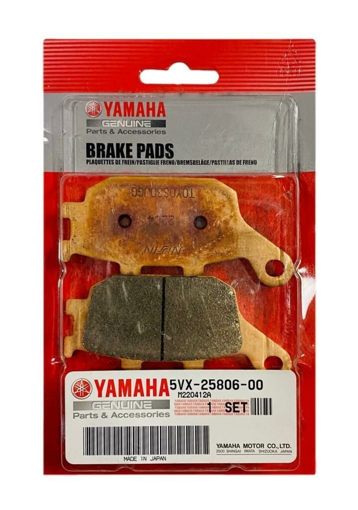 Yamaha Mt 07 / Mt 09 Arka Fren Balatası Orjinal 2014-2017 (5VX-25806-00)