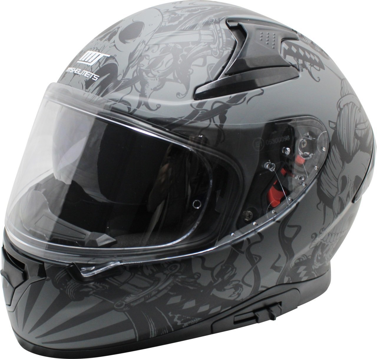 MTS M-917 Life Mat Black-Gray Full Face Kask