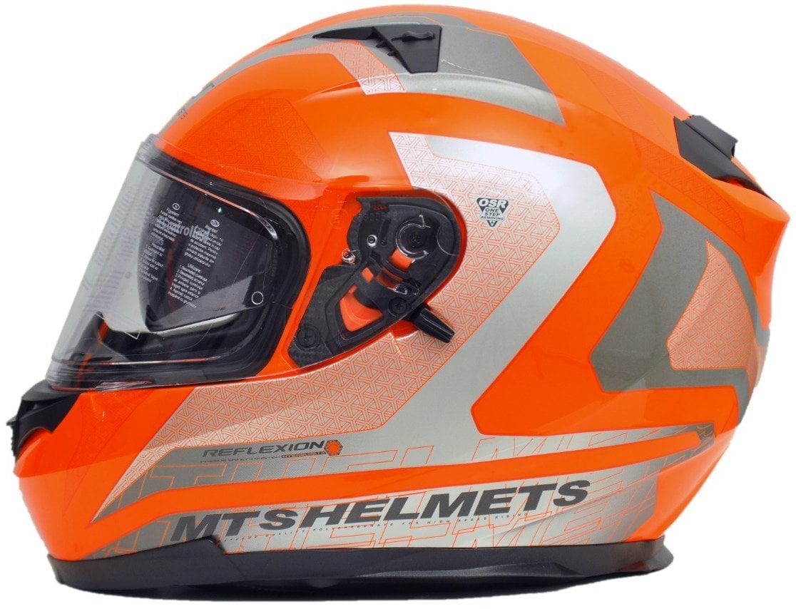 MTS M-960 Blade Reflection Orange Full Face Kask
