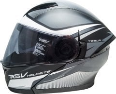 Free-M Fr-965 Mat Grey Graphic Çene Açılır Kask