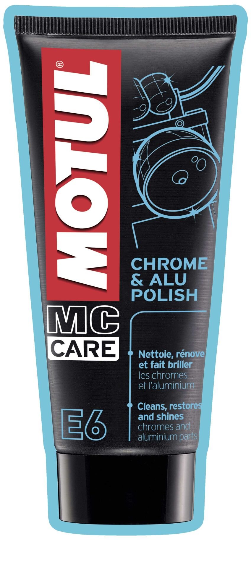 Motul E6 Krom ve Alüminyum Temizleyici ve Parlatıcı