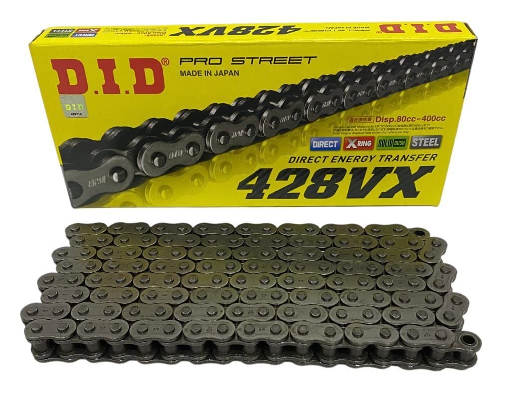 D.I.D 428VX-136L Çelik Zincir (X-Ring)