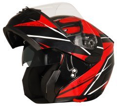 Yohe Y-958 Energy Red Çene Açılır Kask