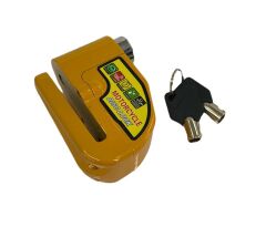 Lock Kinguard Alarmlı Çelik Disk Kilidi Sarı