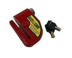 Lock Kinguard Alarmlı Çelik Disk Kilidi Kırmızı