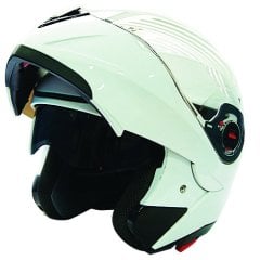Free-M Fr-961 Beyaz Çene Açılır Kask