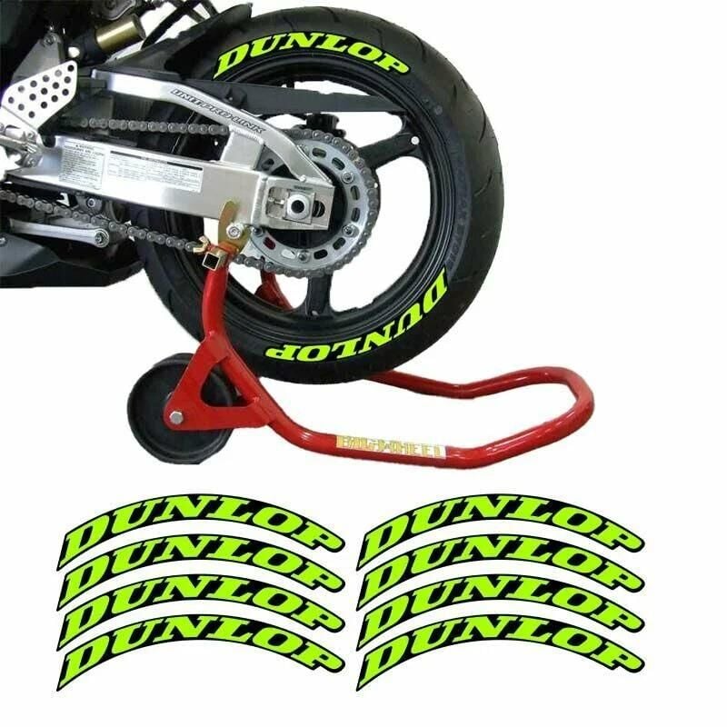 Dunlop 3D Lastik Yanak Yazısı Neon Yeşil