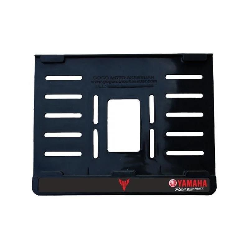 Yamaha Mt Uyumlu Plastik Kırılmaz Plakalık Kırmızı 1 (15x24)