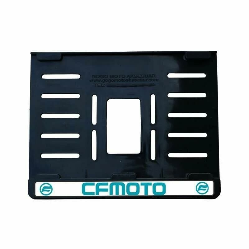 Cf Moto Plastik Kırılmaz Plakalık Mavi Beyaz 2 (15x24)