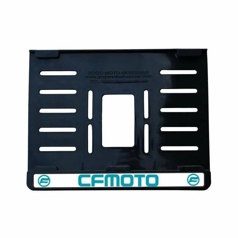 Cf Moto Plastik Kırılmaz Plakalık Mavi Beyaz 2 (15x24)