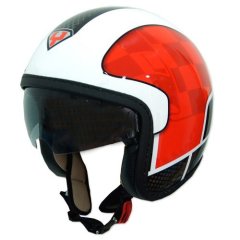 Yohe Y-859 Red-White Açık Kask