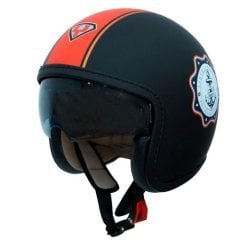 Yohe Y-859 Mat Red-Black Açık Kask