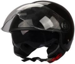 Free-M Fr-612 Shine Black Açık Kask