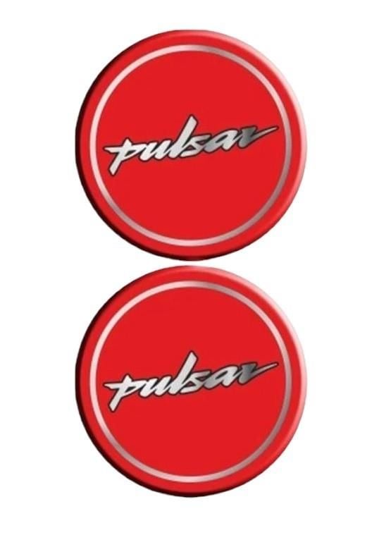 Bajaj Pulsar 4x4 İkili Koruma Takozu Damla Sticker Kırmızı Beyaz