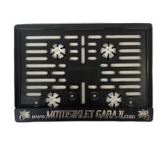 Kabartmalı Motosiklet Plakalığı