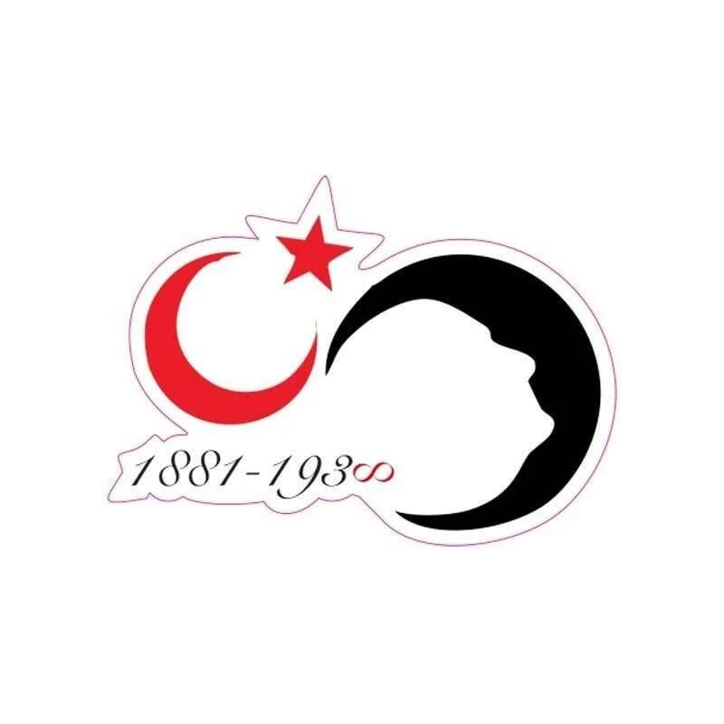 Gogo 1881-1938 Desenli Sticker 70 x 100 mm