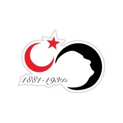 Gogo 1881-1938 Desenli Sticker 70 x 100 mm