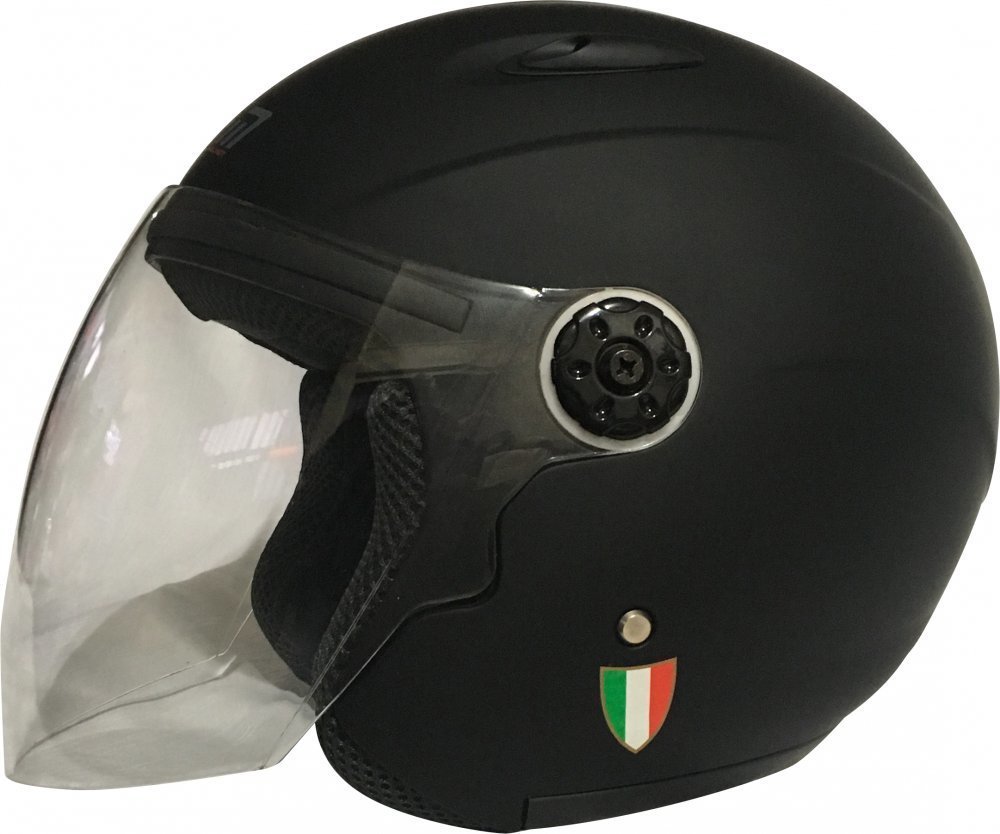 Free-M Fr-601 Mat Black Açık Kask