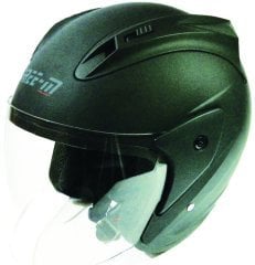 Free-M  Fr-606 Mat Black Açık Kask
