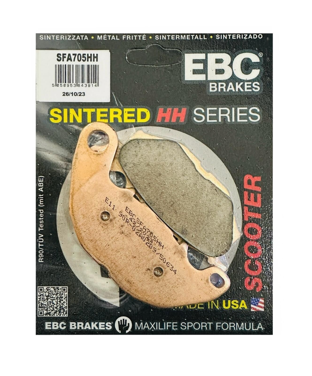 Ebc SFA705HH Sinterli Fren Balatası Orjinal