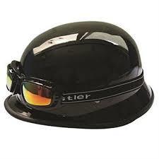 MTS 803 Shıne Black Chopper Nazi Kask