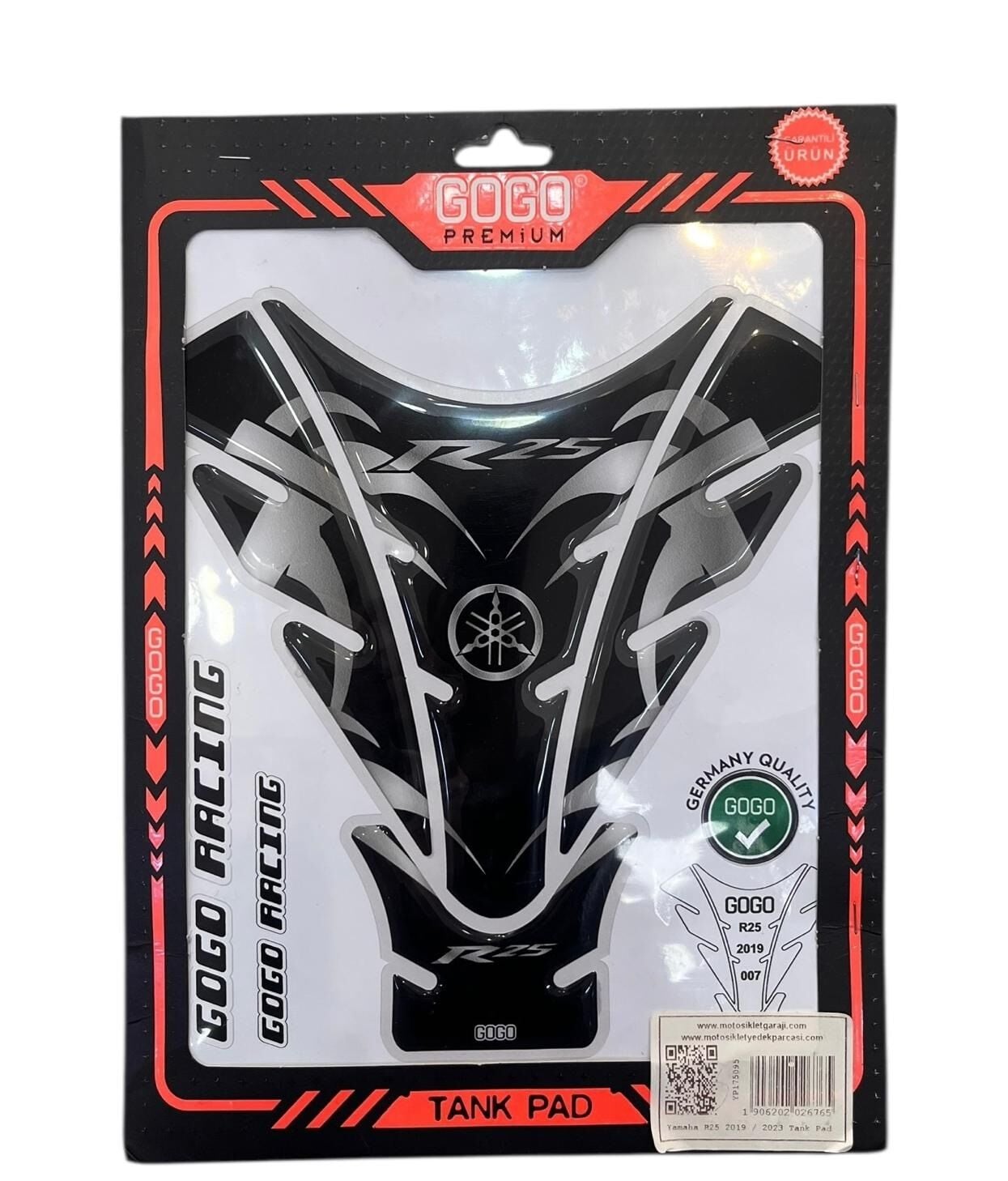 YAMAHA R25 2019 - 2024 UYUMLU TANK PAD 007