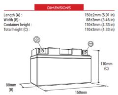 Bs Battery Btz12S Bs Motosiklet Aküsü