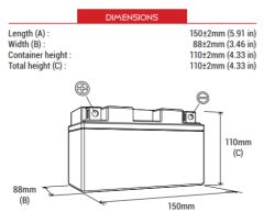 Bs Battery Btz12S Bs Motosiklet Aküsü