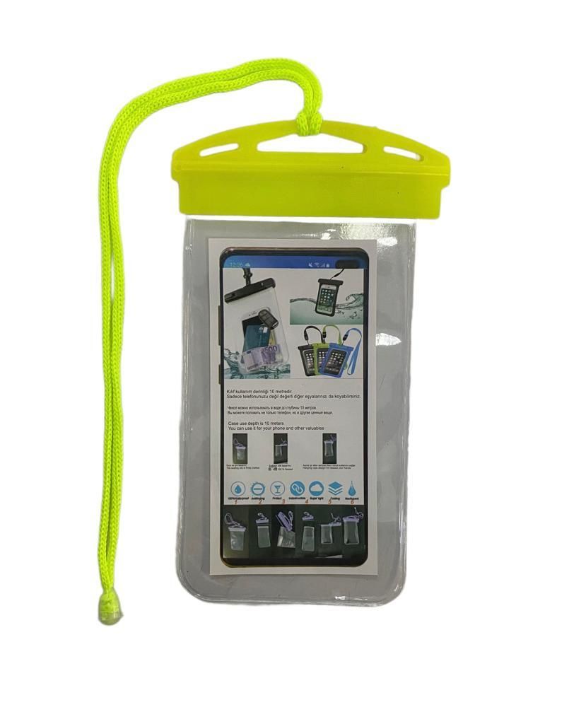 Tex 2084 Su Geçirmez Telefon Kılıfı Neon Yeşil