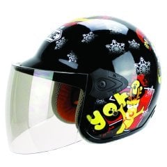 Yohe Y-A005 Siyah Çocuk Kaskı