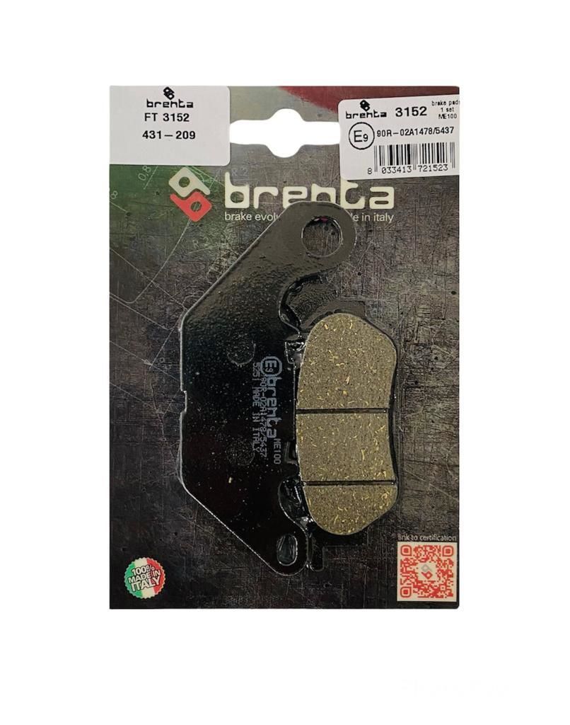 Yamaha Tricity 155 2016-2018 Brenta Arka Fren Balatası