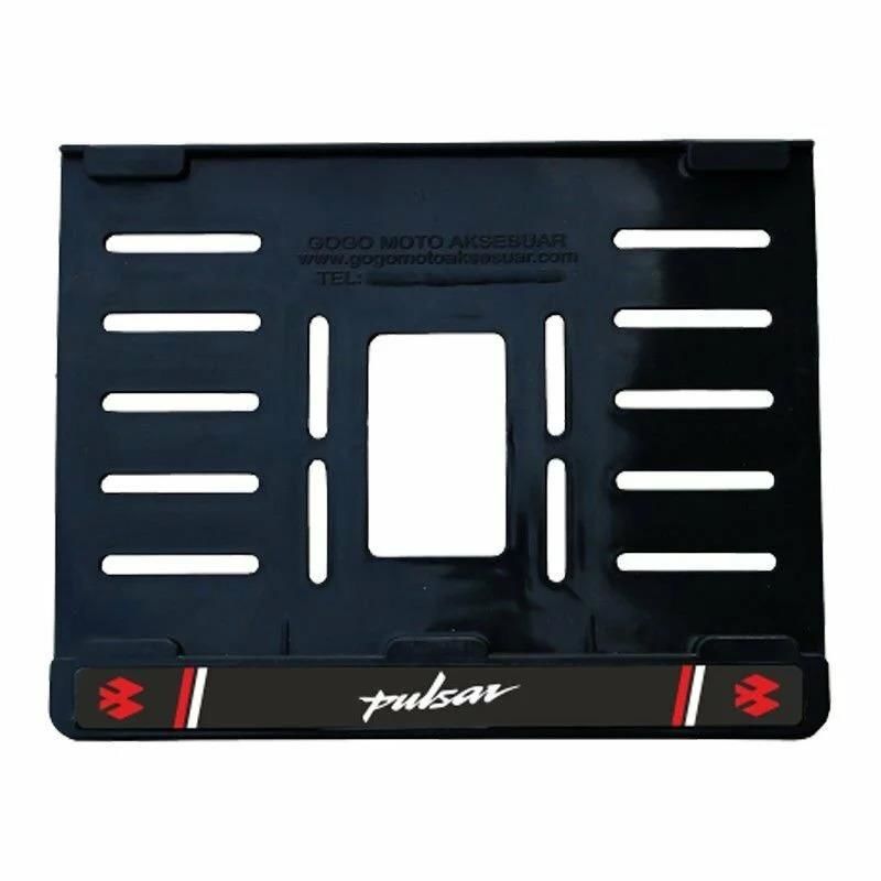 Bajaj Pulsar Plastik Kırılmaz Plakalık Beyaz 4 (15x24)
