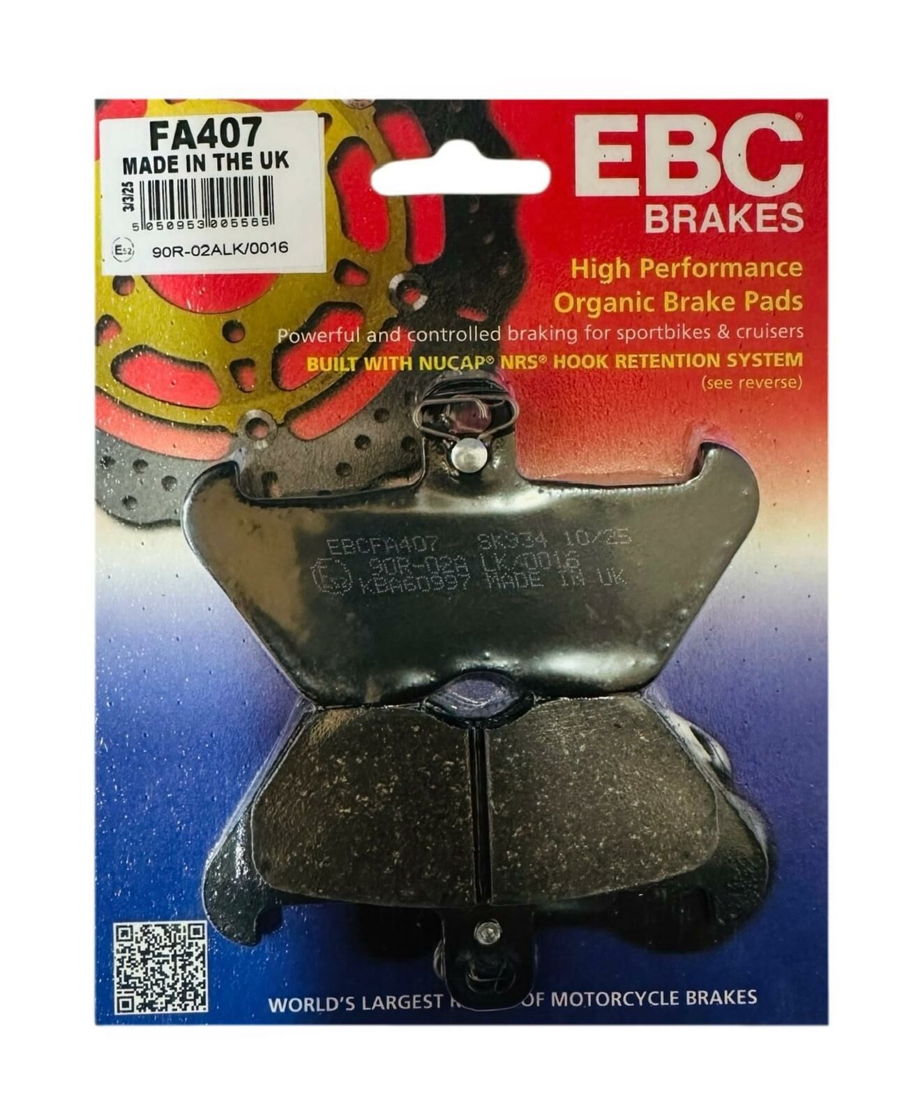 EBC FA407 Fren Balatası Orjinal