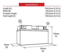 Bs Battery Bt12B Bs Motosiklet Aküsü