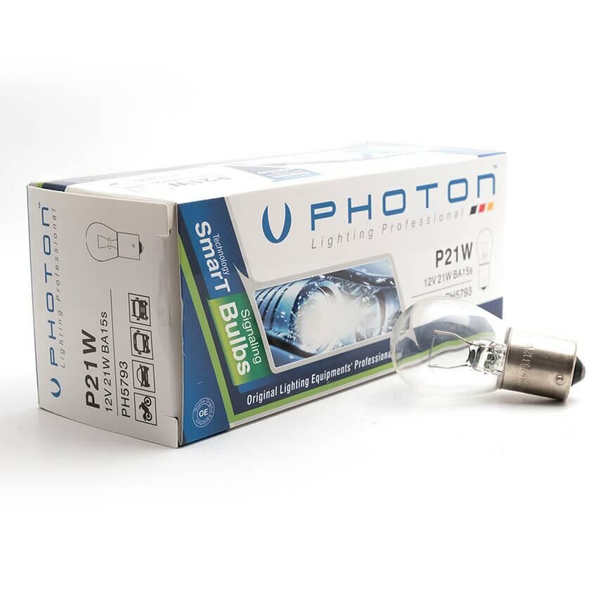 Photon P21W 12V 93 Tek Duy Düz Tırnak Standart Ampul