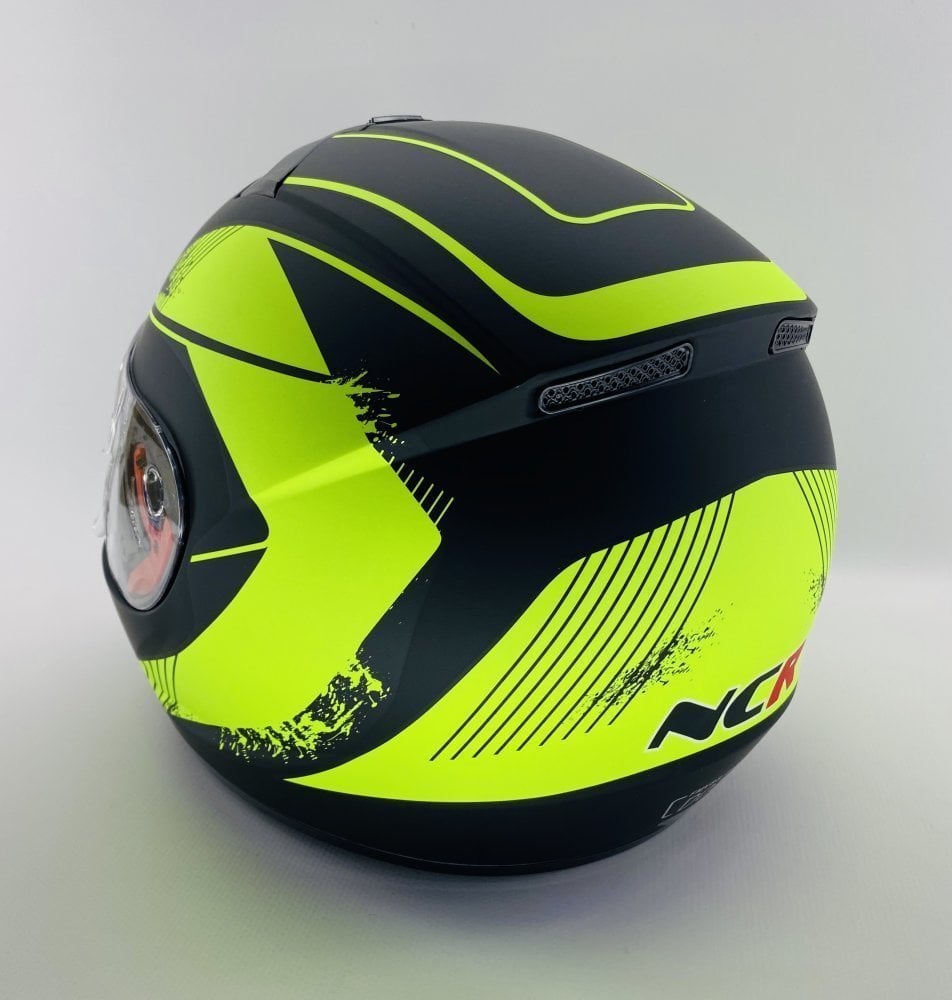 NCR Full Face Neon Sarı Kask