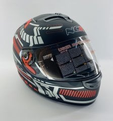 NCR Full Face Mat Kırmızı Kask