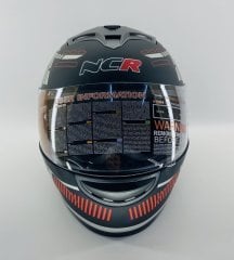 NCR Full Face Mat Kırmızı Kask