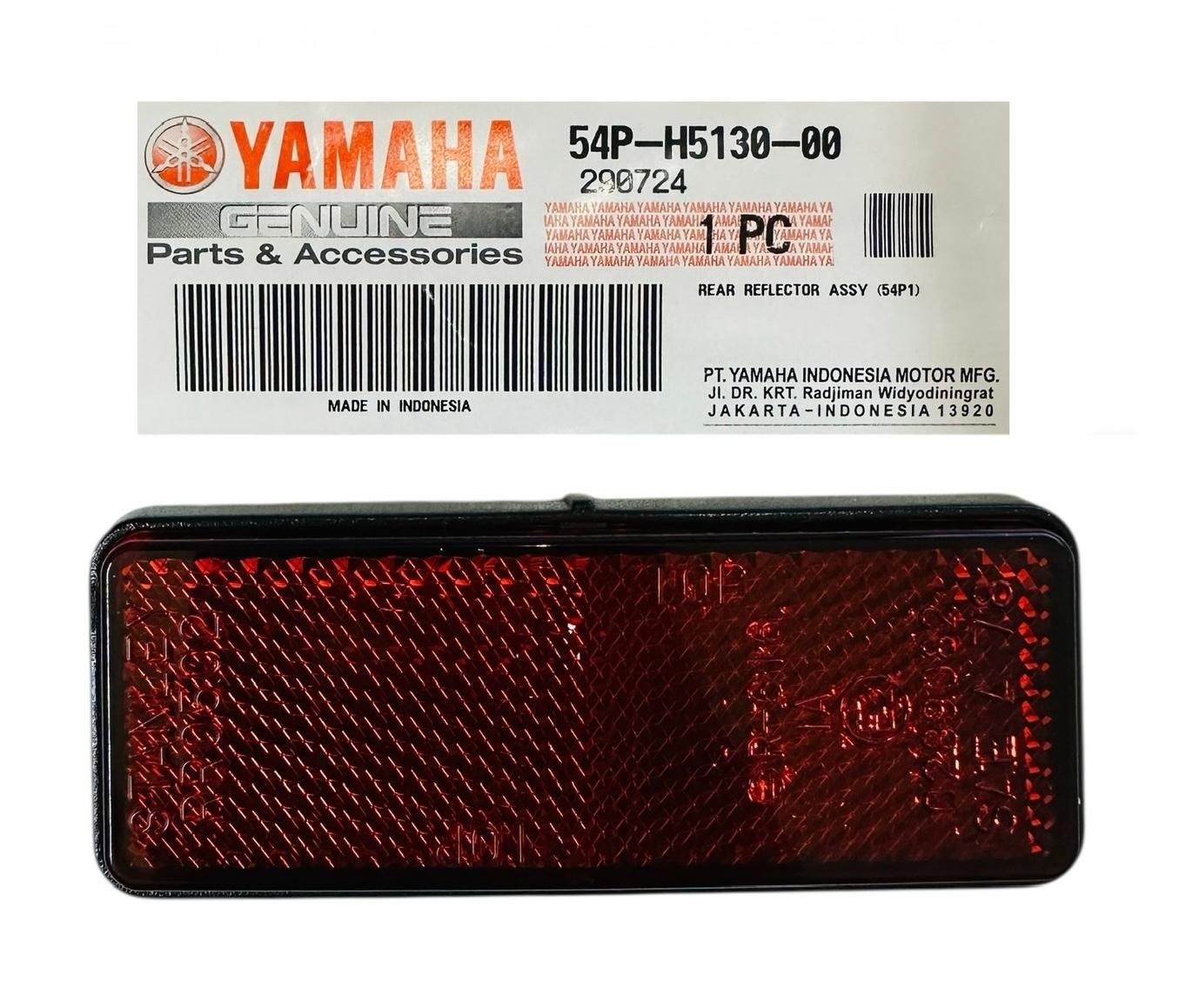 Yamaha Nmax 125 Arka Çamurluk Reflektörü Orjinal 2015-2023 (54P-H5130-00)