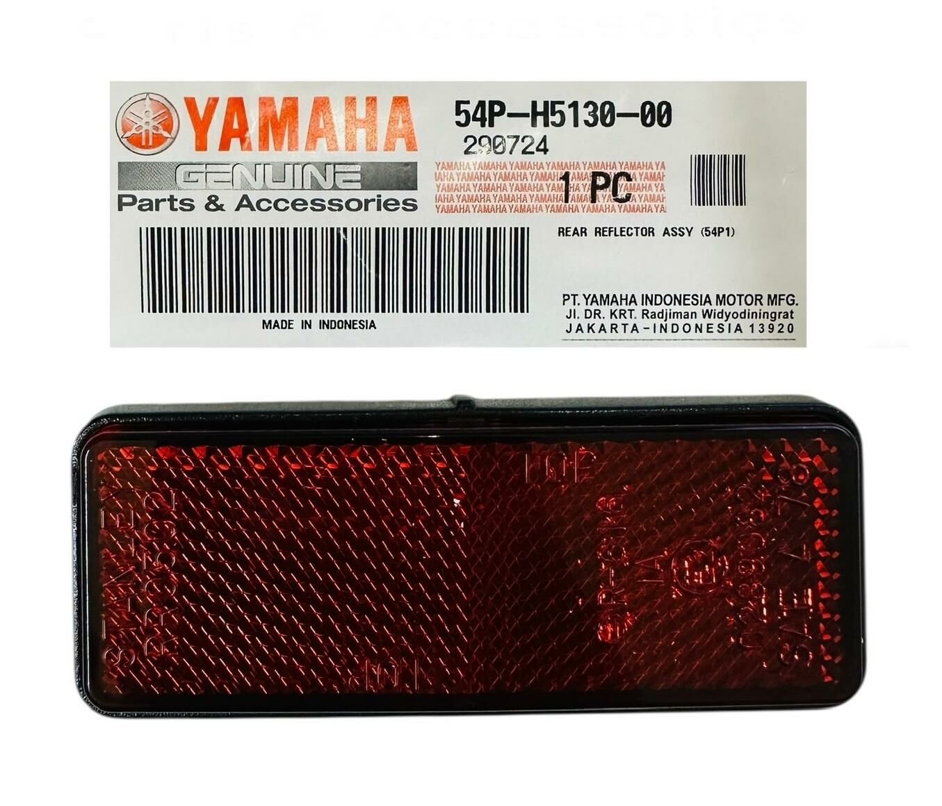 Yamaha Nmax 155 Arka Çamurluk Reflektörü Orjinal 2015-2023 (54P-H5130-00)