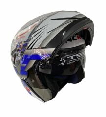 Ncr 162 mavi  Çene Açılır Kask