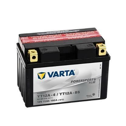 Varta YT12A-BS 12V11AH Motosiklet Aküsü