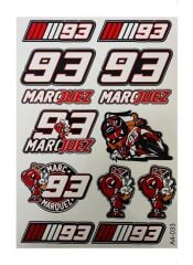 Mg Moto Marquez A4 Sticker