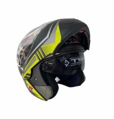 Ncr 162 Sarı Çene Açılır Kask