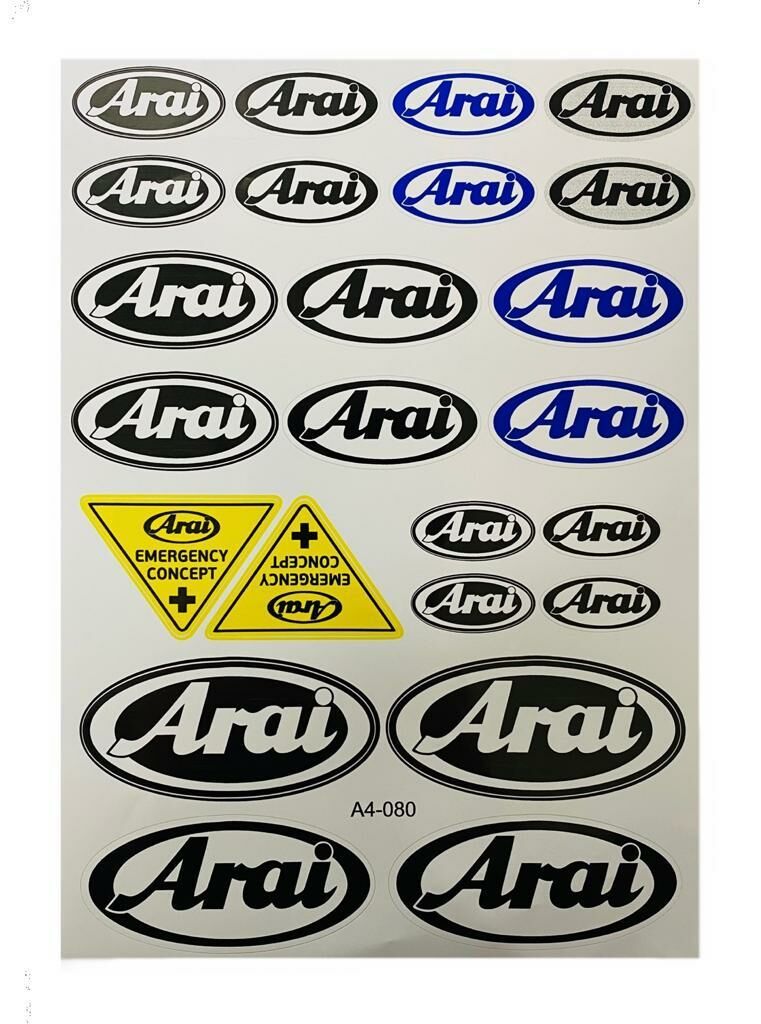 Mg Moto Arai A4 Sticker