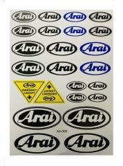 Mg Moto Arai A4 Sticker