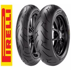 Pirelli Set 120/70ZR17 (K) ve 180/55ZR17 Diablo Rosso II Ön Arka Takım