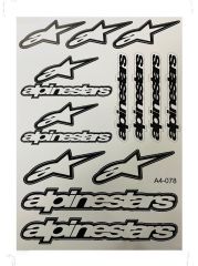 Mg Moto Alpinestars A4 Sticker